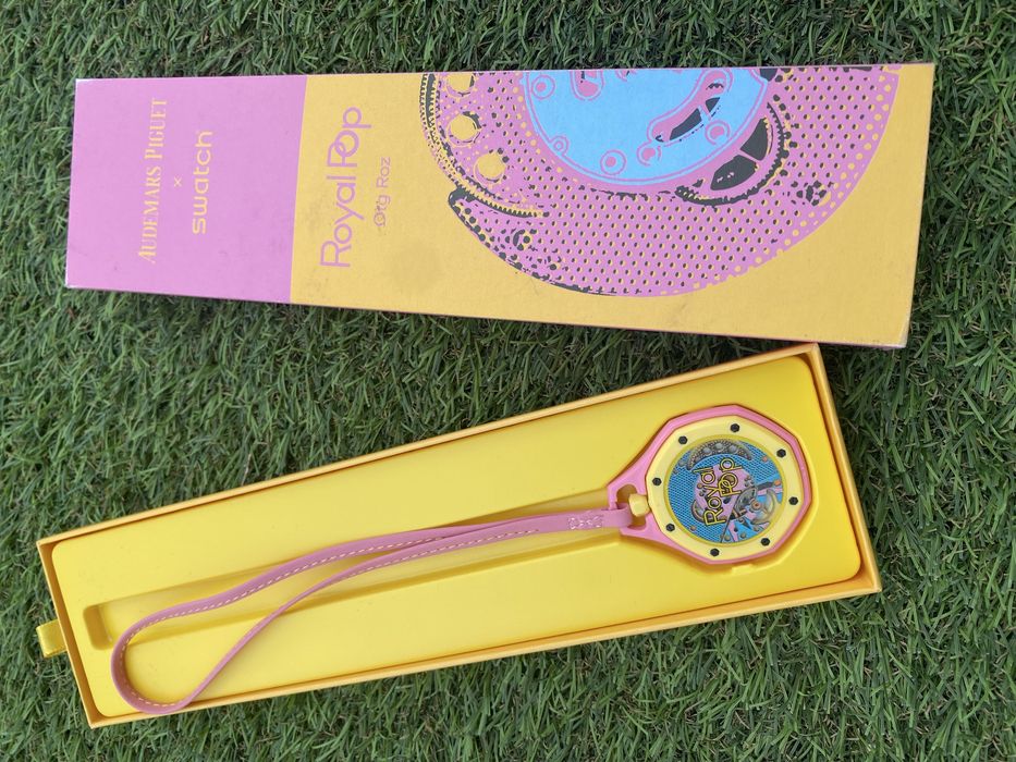 Audemars piguet x swatch Otg Roz ~ Full Box ~ Livrare cu verificare ~ Brǎțarǎ cadou