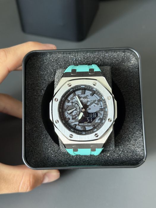 Casio G-Shock Tiffany Blue Silver
