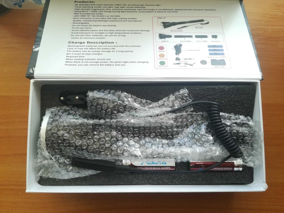 Мощен ловен фенер LED