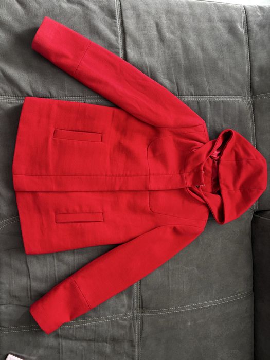 Palton haina de primavara XS rosu