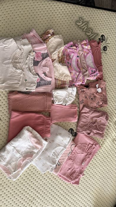 Лот сезонни, зимни детски дрехи размер 74