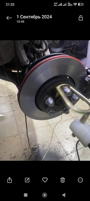 Стенд для проточки тормозных дисков