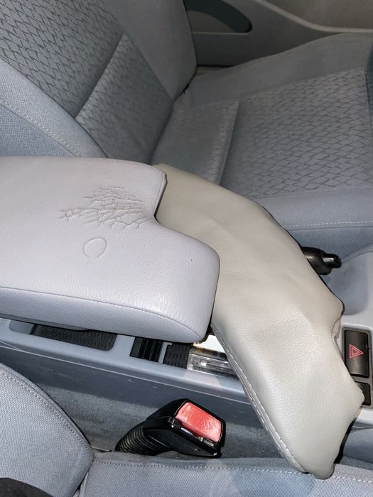 Piele cotiera BMW E46 bej inchis