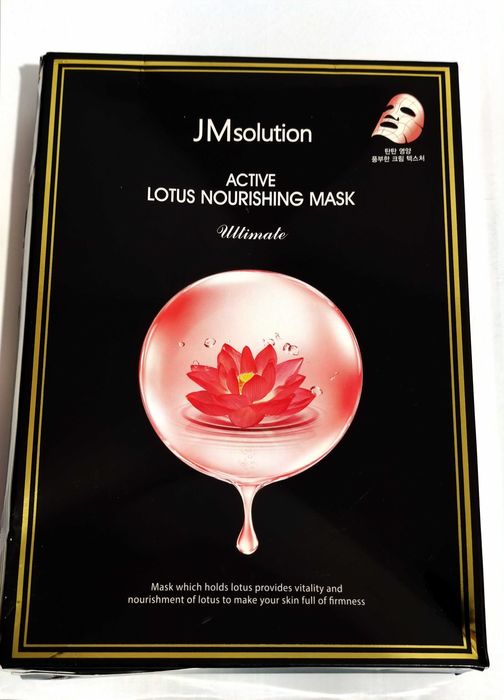 JM Solution Active Lotus Nourishing Mask - 10 бр. корейски шийт маски