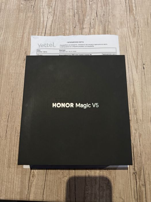 Чисто нов HONOR  Magic V5 512GB с 3г гаранция към Yettel