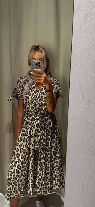 Рокля на Zara леопардов принт