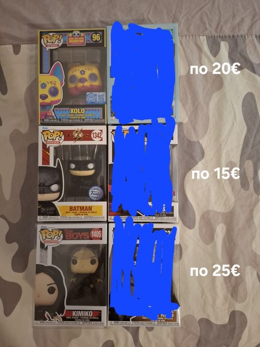 Funko pop aot/fnaf/marvel and more