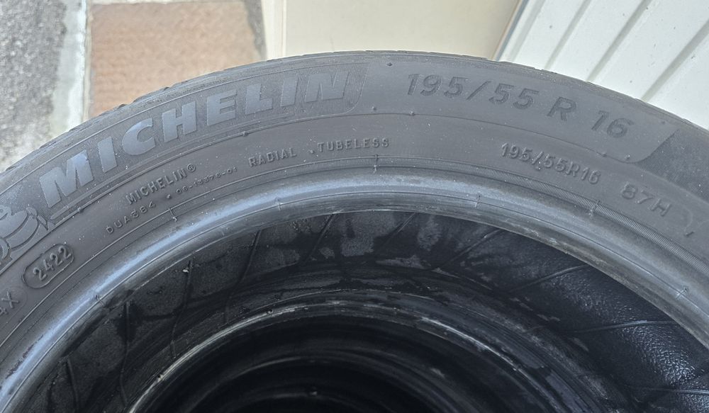 Michelin 195/55 R16 летни гуми – 5 мм, DOT 2022, комплект