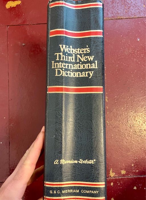 Merriam Webster Dictionary unabridged