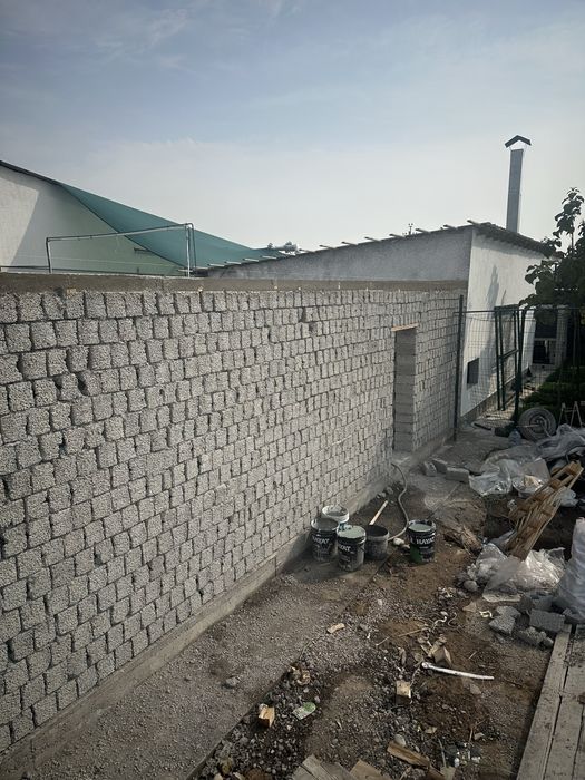 Шлака блок терамиз Забор ва хоналар учун