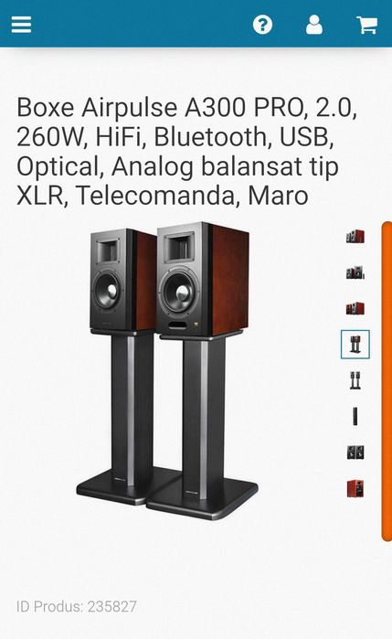 Boxe active High end Edifier Air Pulse A 300 Pro