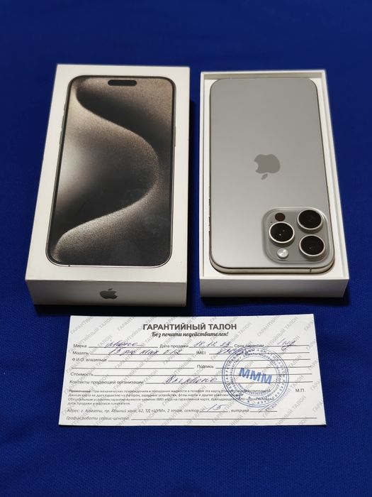 iPhone 15 Pro Max 512 gb akb 90