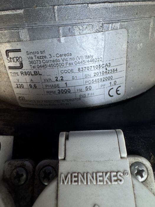 Camping cort  generator endress ese 2700 bs-v