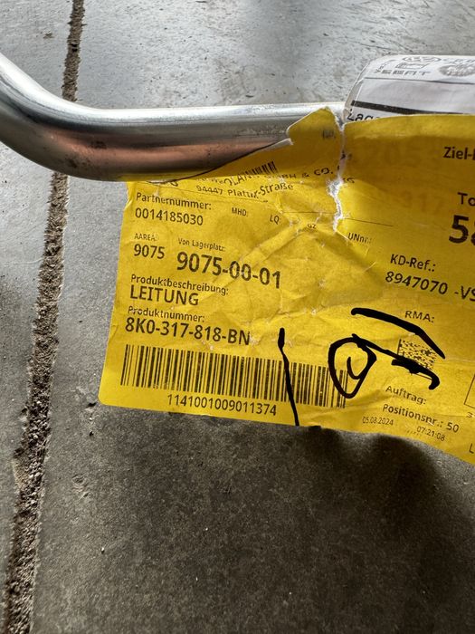 Conducta ulei cutie de viteze Audi Multitronic CVT