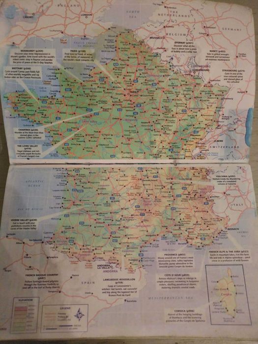 Справочник Пътеводител Франция на английски език