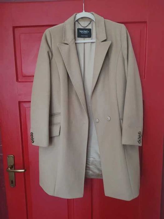 Max & Co Palton din lana si casmir nr.38 camel