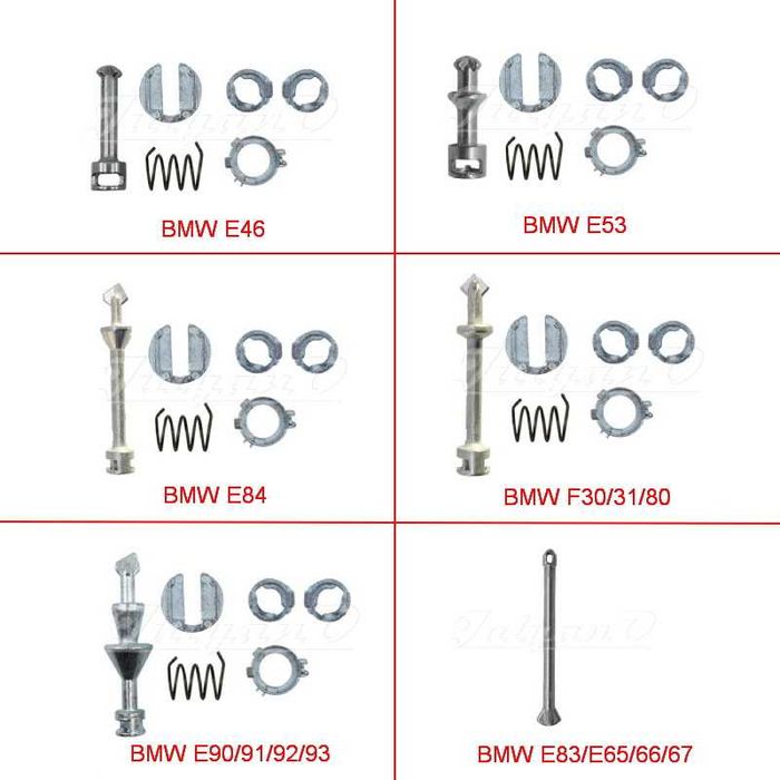 Ремонтен к-т за патрон (ключалка) за BMW E46 E53 E84 F30 E90 E83 E65