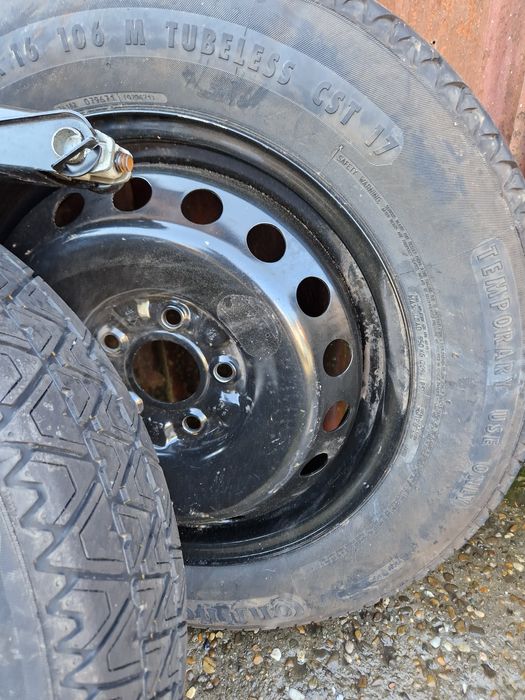 Rezervă slim 5x114,3 R16 R17 R18  Kia Nissan Duster etc..