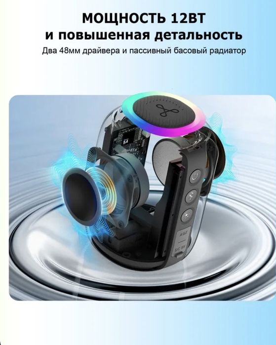 Продам портативную Bluetooth-колонку Tribit StormBox Mini (чёрная)
Нов