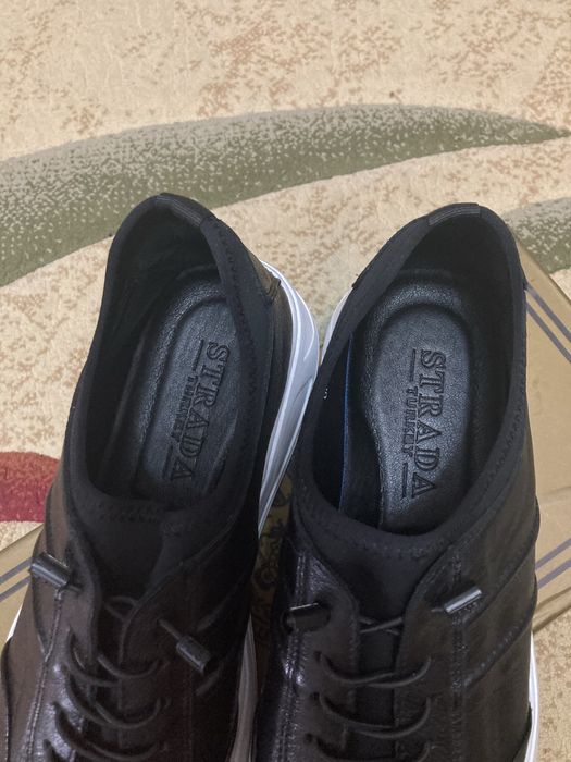 Кеды мужские кожа