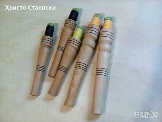 Духалка /надуялка, духало/ и 3 главини /комплект/ за джура гайда.