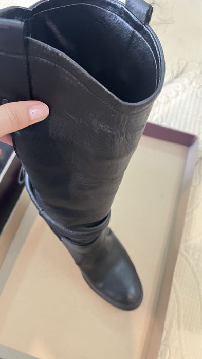 Cizme piele elegante de iarna