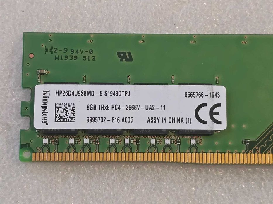 Memorie RAM Kingston 8GB DDR4 2666MHz Desktop (HP26D4U9S8MD-8)