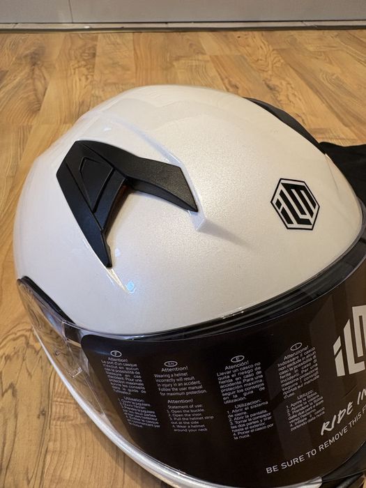 Casca moto ILM NOUA 49-50 cm Alb Perlat