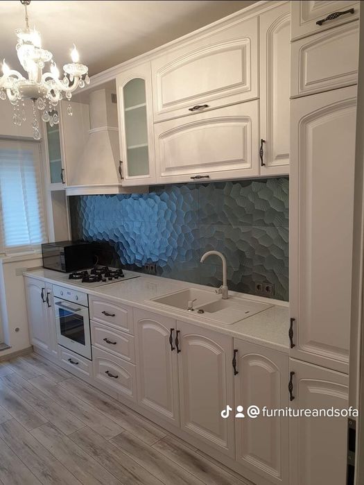 Bucatarie mdf fronturi frezate