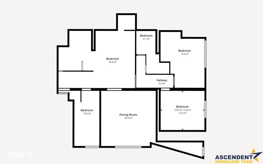 Apartament reprezentativ, 5 camere, pentru birou sau locuinta, Central