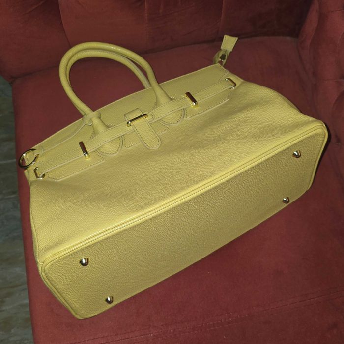 Италианска чанта Ръчно изработена Естествена кожа. Tuscany leather.