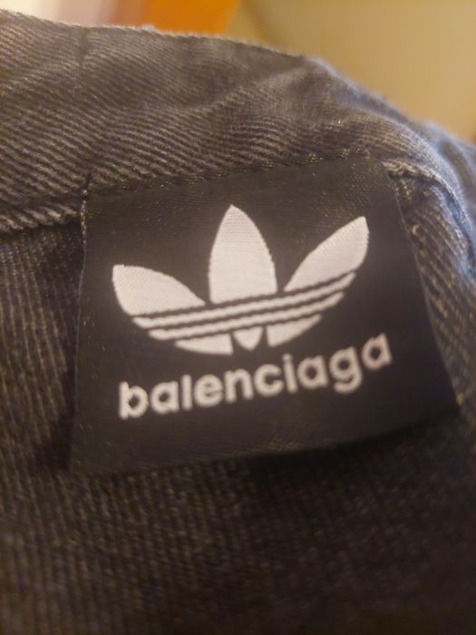 Blugi negri  Baggy Balenciaga Adidas