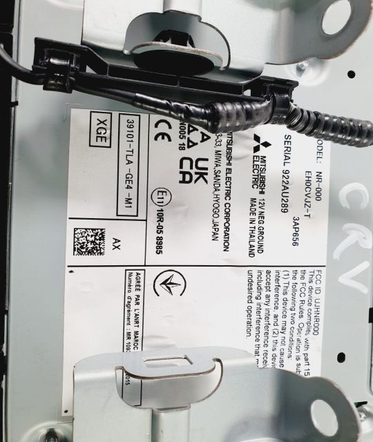 Radio cd navigatie 39101-tla-ge4-m1 Honda CR-V 5 facelift  [din 2019 pana  2022] seria