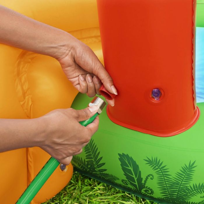 Водна площадка Bestway Jurassic 53160 – Детски мини аквапарк с пързалка и пръскачки!