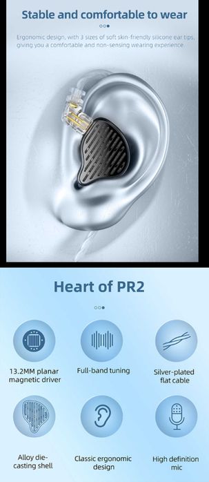 Новые запечатанные планарные KZ PR2 Hi-Fi