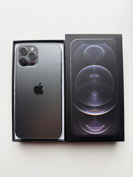 iPhone 12 Pro Max 128GB - Graphite | КАТО НОВ | Пълна окомплектовка