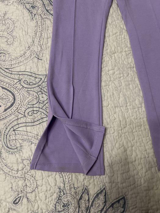 Pantaloni mov evazati fetite nr 122