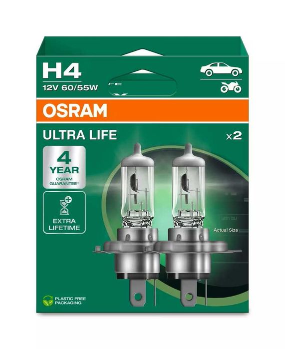 Автомобилни крушки OSRAM ULTRA LIFE H1,H4,H7,H11,сигнални/габаритни/интериорни,ксенонови(XENON/HID)