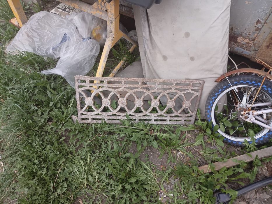Забор чугунный б/у в хорошем состоянии