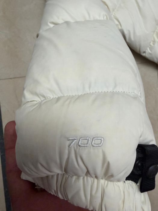 Geaca the north face 700 alba originala