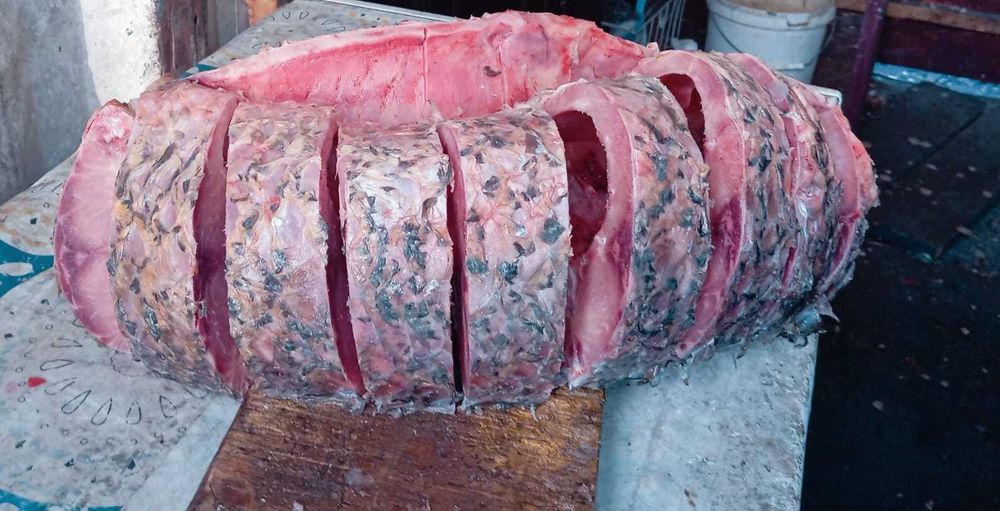 Стейки сёмги и сазана