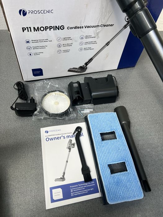 Вертикална прахосмукачка с моп Proscenic P11