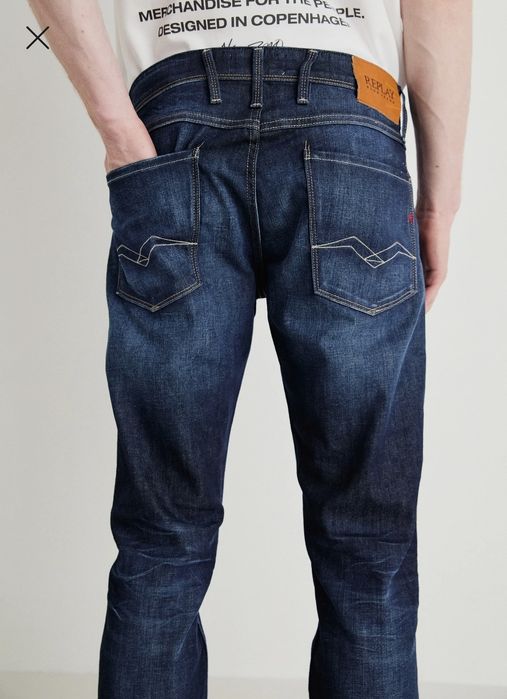Blugi jeans drepți Replay 38/32 originali cu etichetă