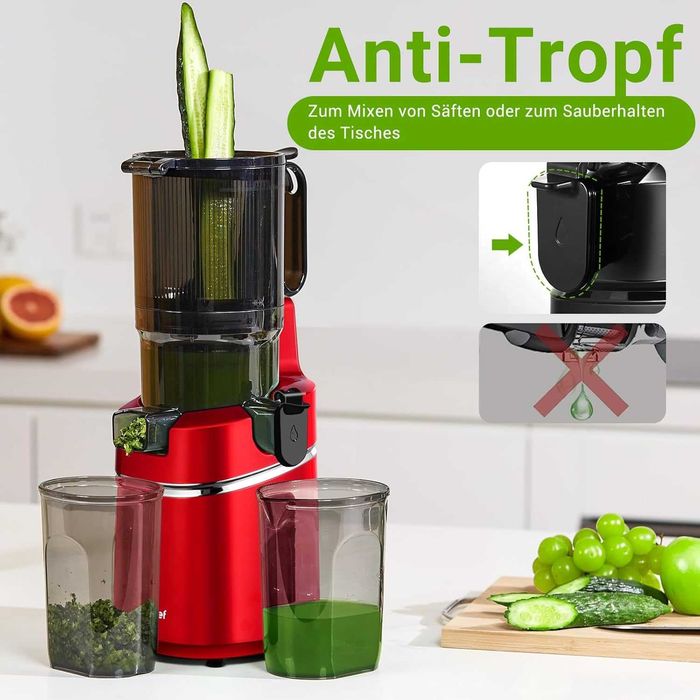 Сокоизтисквачка AMZCHEF 250 W Automatic,Гаранция