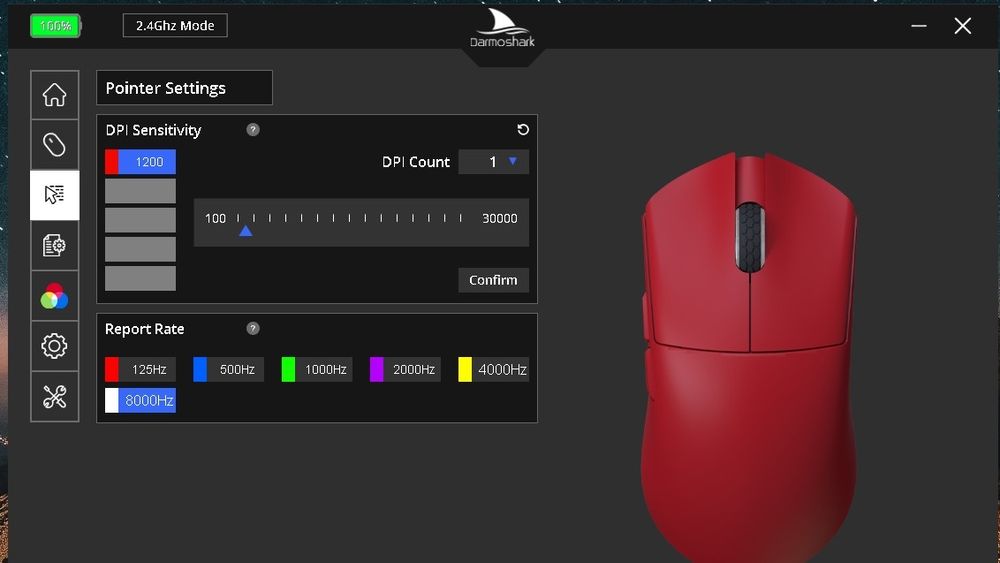 Mouse gaming Darmoshark m3 pro max paw 3950