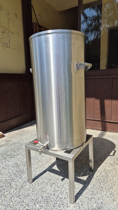 Нов съд 100 литра от неръждаема стомана