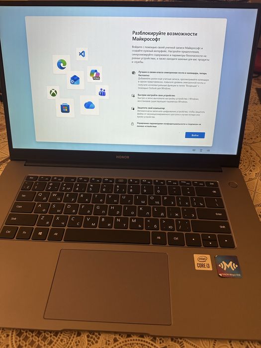 Продается : Honor MagicBooc 14, intel core.