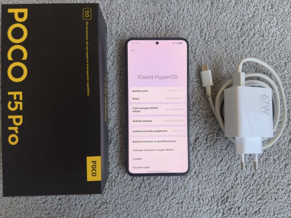 Poco f5 pro 12+12/512 gb ideal