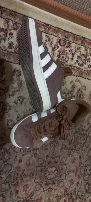 Adidas campus коричневые
