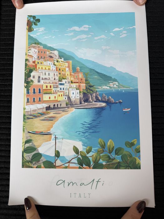 Постери с печат на текстилна хартия 20х30см - 5бр.